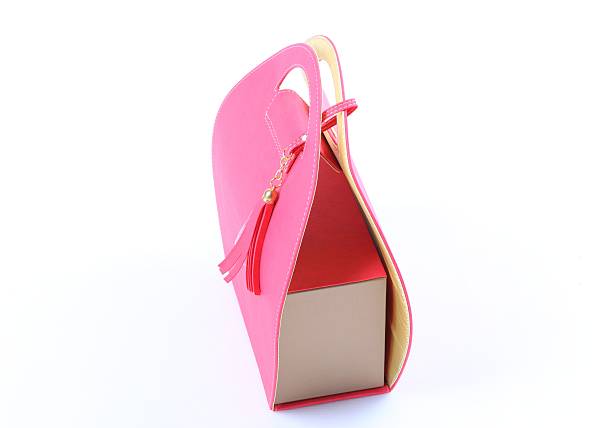 istock pink cosmetic bag on white 528243551