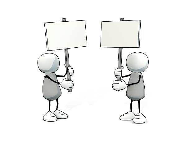istock little sketchy men with plain signs 528244173