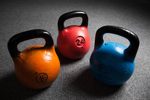 istock Kettle Bell Weight Steel in a gym 528278894