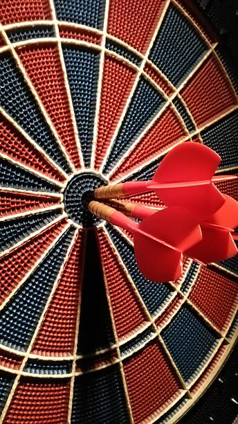 istock Darts - Bulls eye shots 528279400