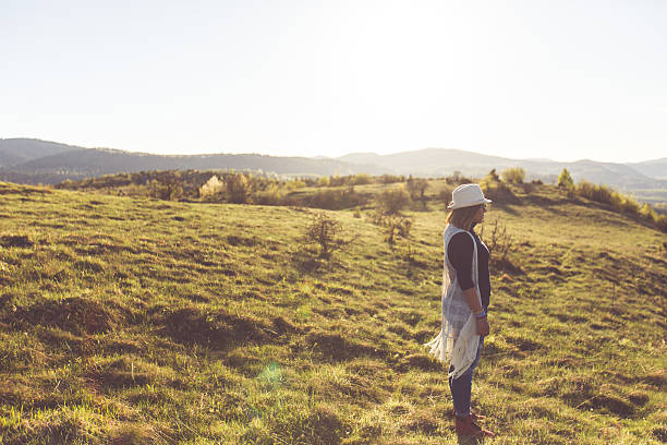 istock Young woman in nature 528281750
