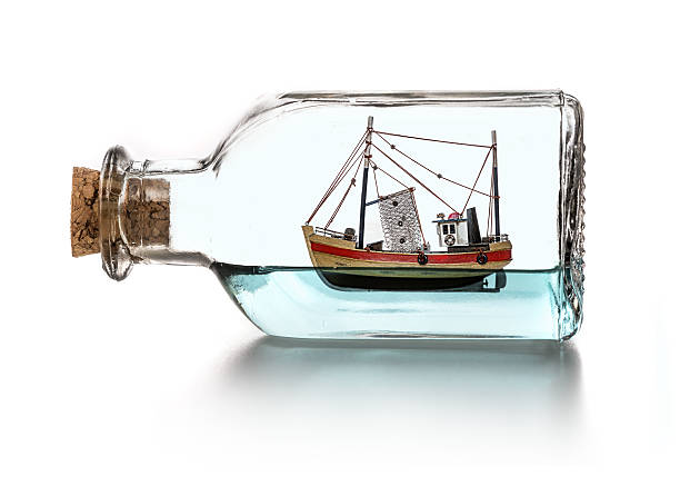schornstein - ship in a bottle bottle sailing ship nautical vessel ストックフォトと画像