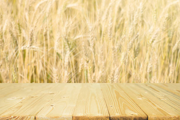 istock Empty wooden table for your photo montage. 528284978
