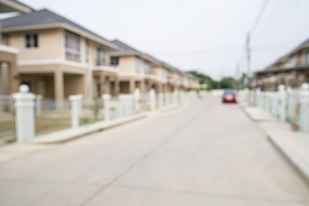 istock housing estate out focus. 528288414