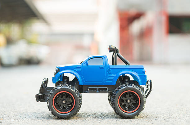 istock Blue RC truck car (Radio-controlled car) 528289132