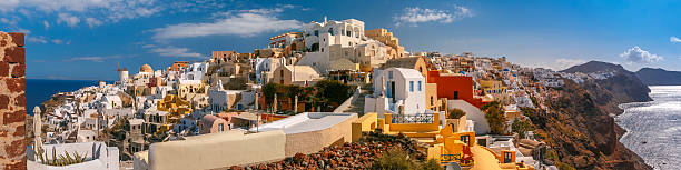 istock Panorama of Oia or Ia, Santorini, Greece 528291476
