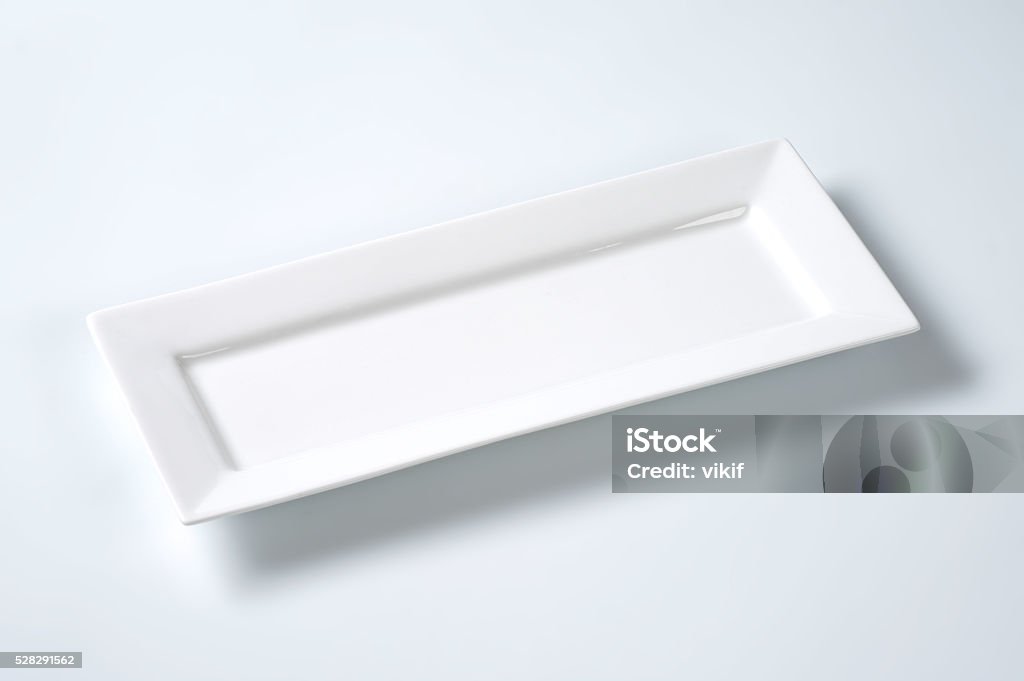 Empty Rectangular Plate White Rectangular Plate Stock Photo - Download Image Now - Empty Plate ...