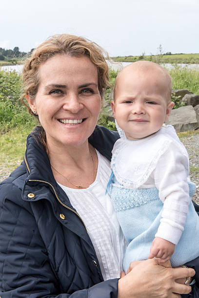 istock Mature woman posing with her Baby 528295746