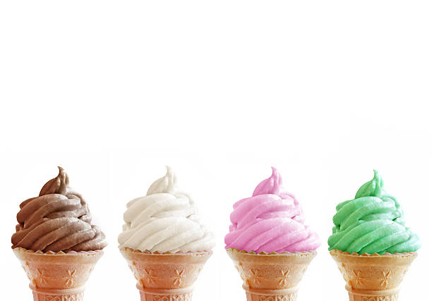 istock Row of ice cream cones 528296856
