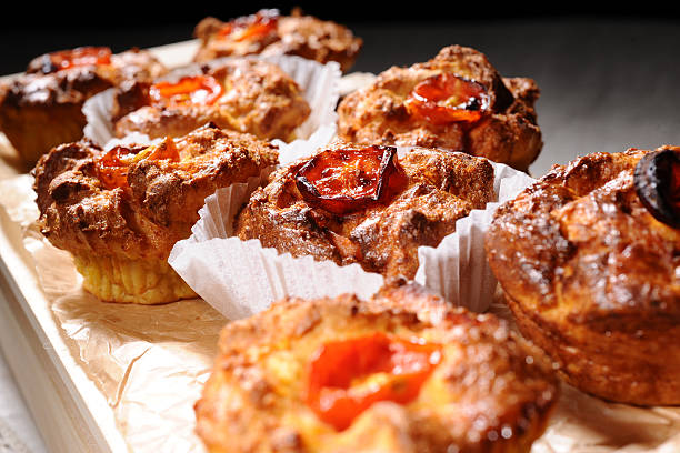 istock Mini pies with puff pastry and cheese 528301864