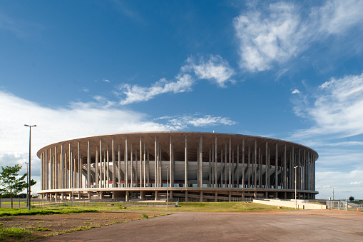 Brasília, Brazil - March 31, 2016: National soccer stadium \