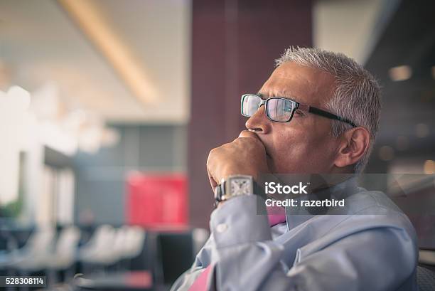 Handsome Indian Businessman Executive Decision Stock Photo - Download Image Now - Decisions, Indian Ethnicity, Contemplation