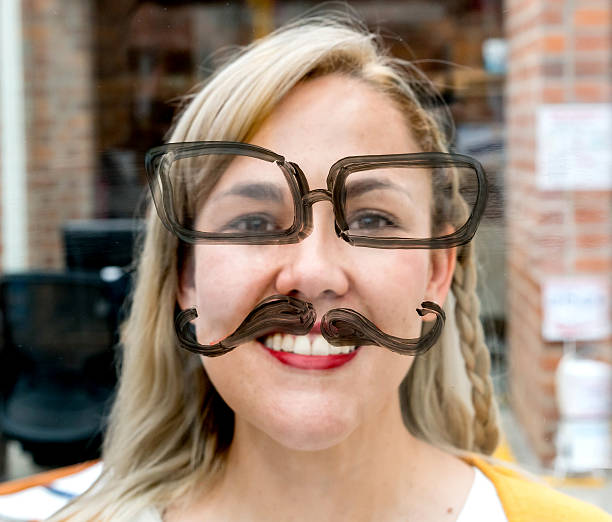 istock Casual woman at the office having fun 528309076