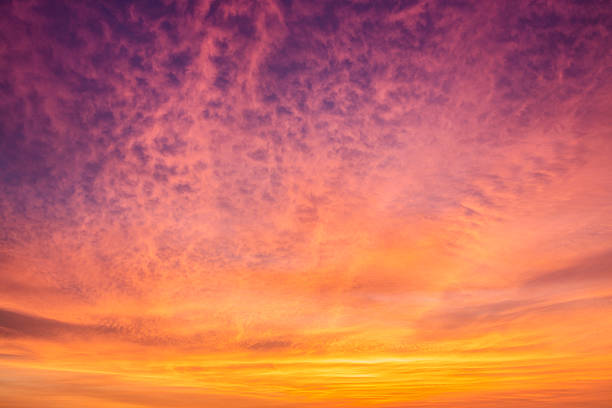 istock Colorful clouds in the sky at dusk time 528310969
