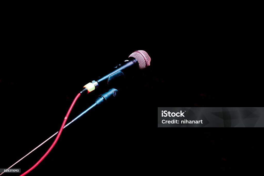 Microphone Arts Culture and Entertainment Stock Photo