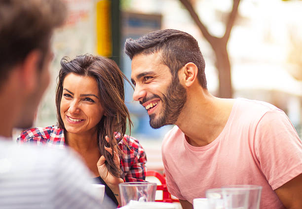 istock Teenagers talking at the coffee bar 528311179
