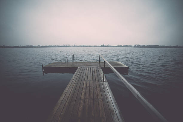 istock boardwalk in the lake. Vintage. 528312015