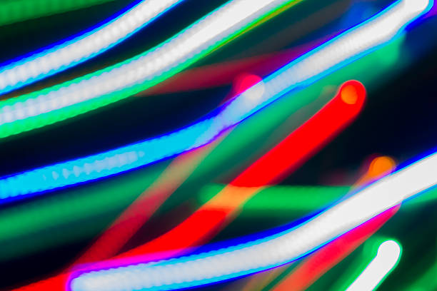 istock De Focus of Neon light Blurred background 528314689