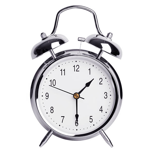 istock Alarm clock shows half of the second 528318187