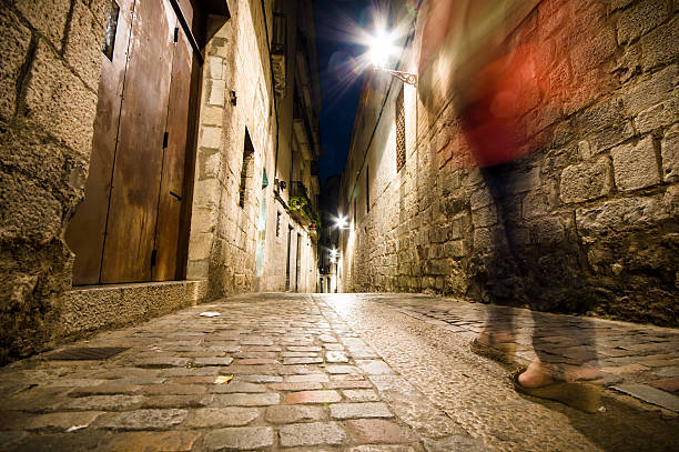 istock Girona at night, Catalonia, Spain 528336461