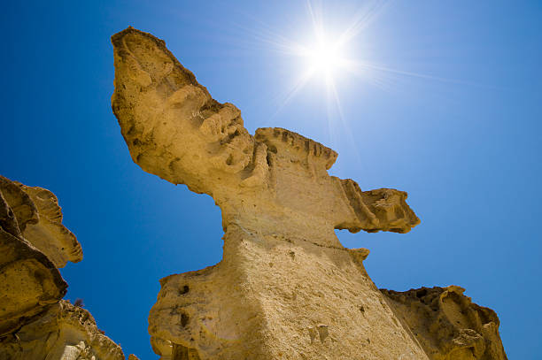 istock erosion on sandstone on Bolnuevo beach, Mazarron, Murcia, Spain 528338543
