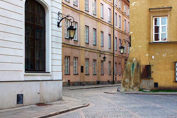 istock Old street in Europe. 528338993