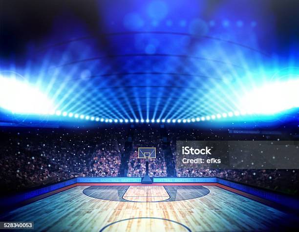 Basketball Arena Stockfoto und mehr Bilder von Basketball - Basketball, Basketball-Spielball, Spielfeld