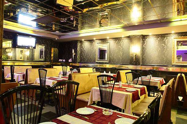 istock european restaurant in bright colors 528343843