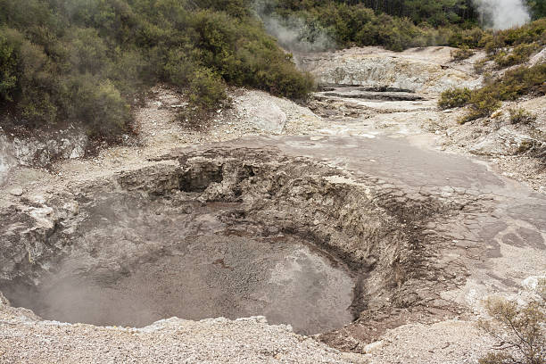 istock volcanic craters in Waiotapu 528344389