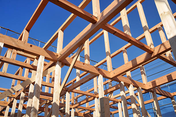 Construction site of Japan stock photo