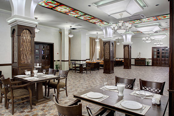 istock european restaurant in bright colors 528359451