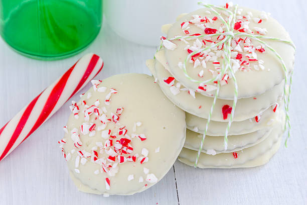 istock Chocolate Peppermint Holiday Cookies 528360179