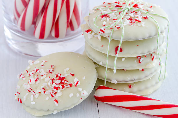 istock Chocolate Peppermint Holiday Cookies 528360189