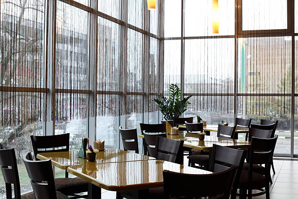 istock european restaurant in bright colors 528360405