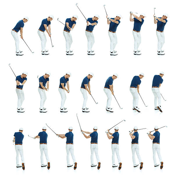 istock Multiple shots of a golfer's swing 528360937