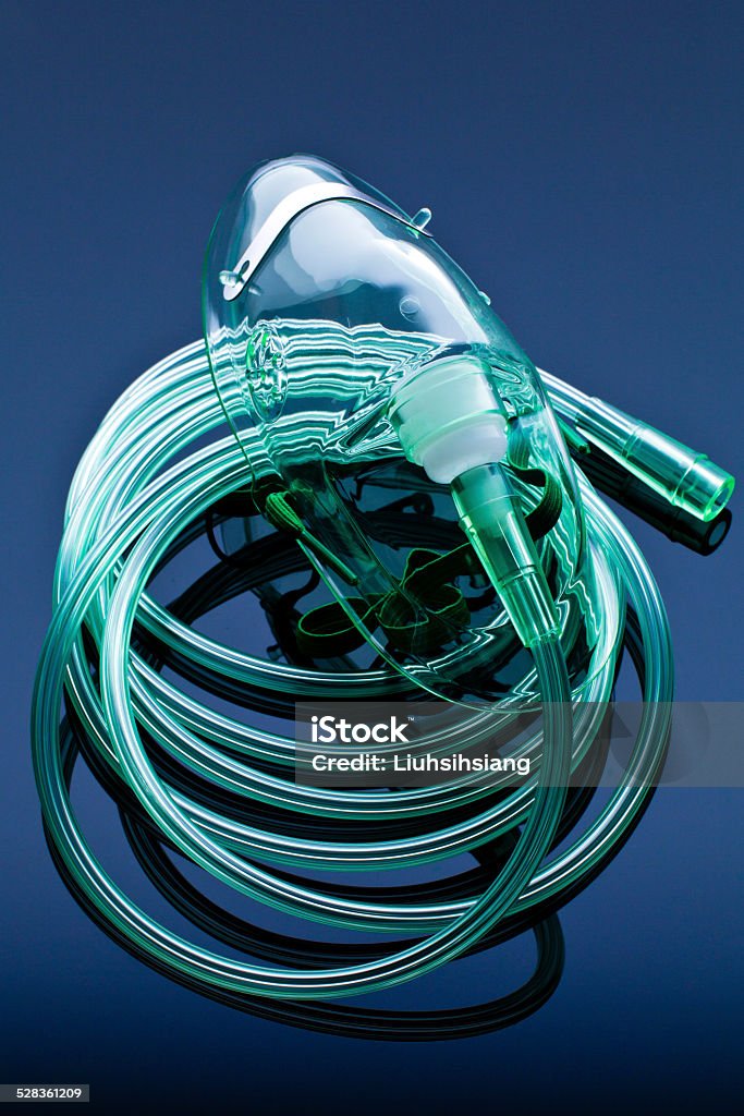 Oxygen Mask. Breathing Device Stock Photo