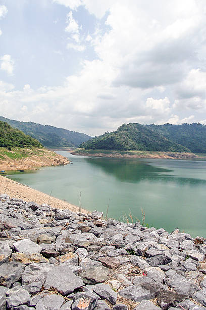 istock lake in Khun Dan Prakarnchon Dam 528371769