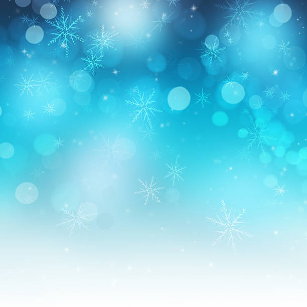 istock Shiny Festive Snowflakes and Sparkle Christmas Background 528373845