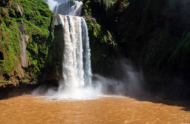 istock Cascade at Cascades D'Ouzoud waterfall in Morocco 528378775