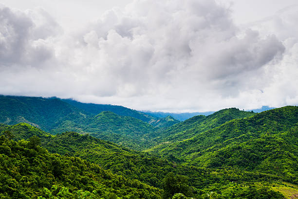 istock Beautiful landscape of tropical mountain 528387043