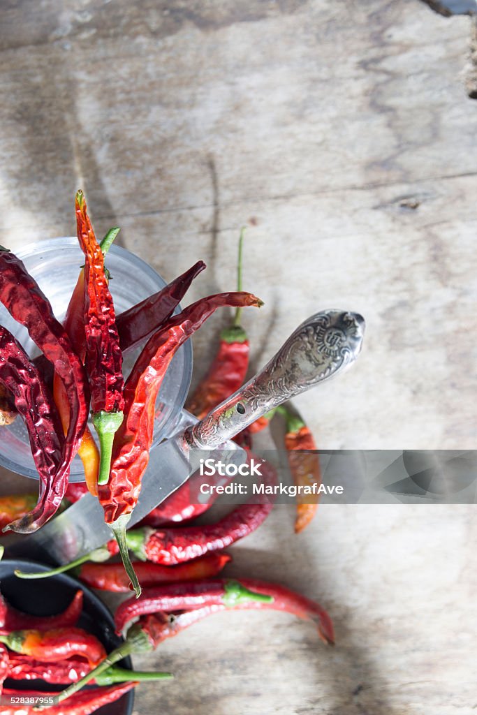 Red hot pepper Hot red chili or chilli pepper and knife Bell Pepper Stock Photo