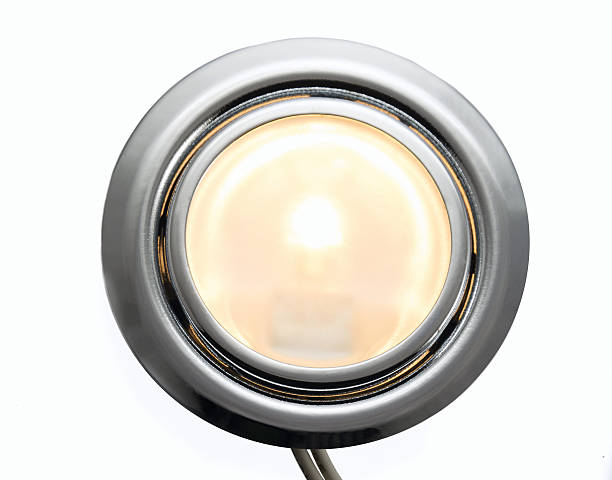 istock spotlight lighting furniture closeup on white background 528389527