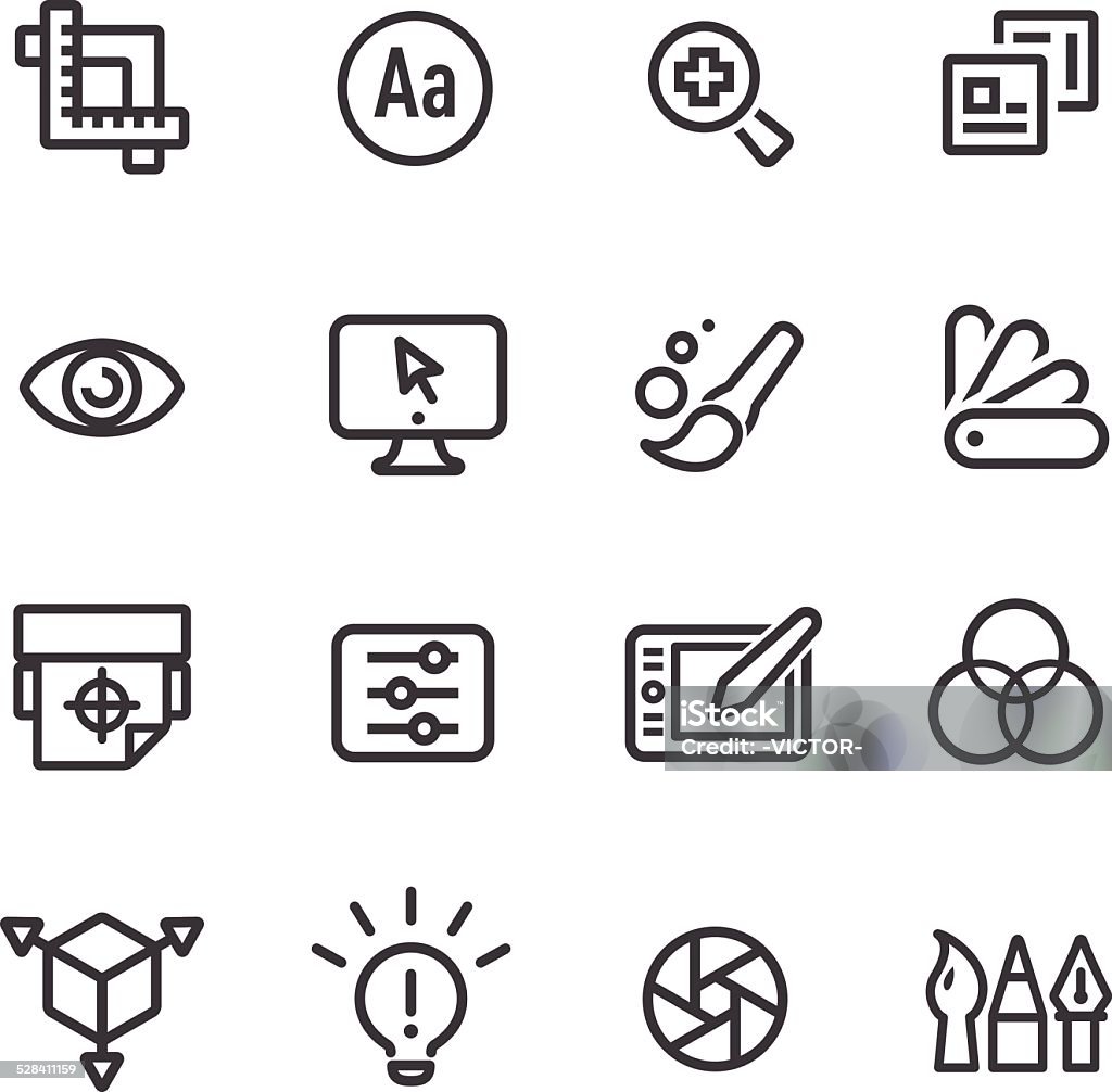 Graphic Design Icons - Line Series View All: Symbol stock vector