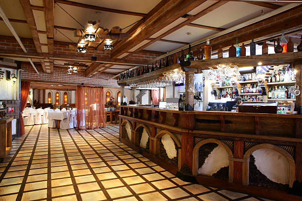 istock european restaurant in bright colors 528414801