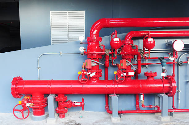 istock Water sprinkler and fire alarm system, 528414811