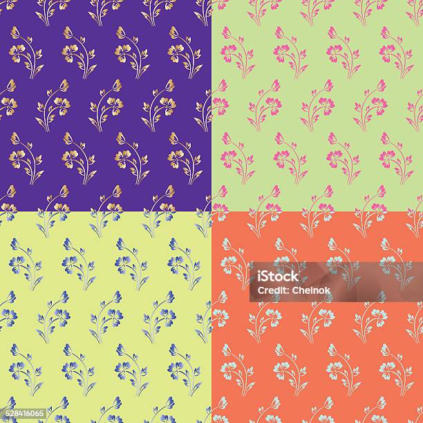 Vector Seamless Background Stock Illustration - Download Image Now - Abstract, Art, Art And Craft