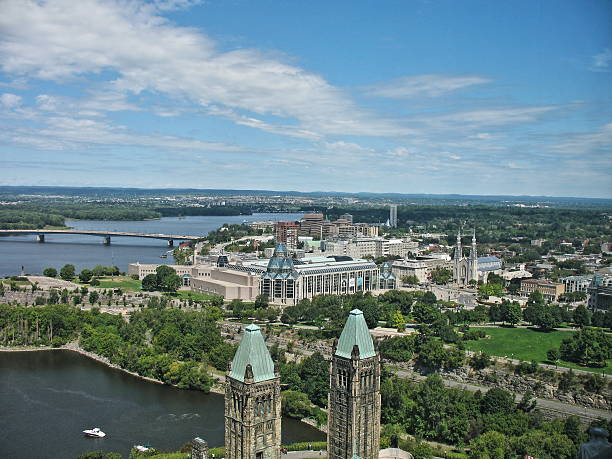 istock View from Ottawa Peace Tower Towards Notre Dame Basilica 528416148