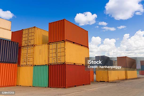 Cargo Containers Stock Photo - Download Image Now - Block Shape, Business, Capital Letter