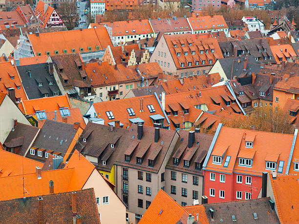 istock Typical orange rooftops of Nuremberg 528418388