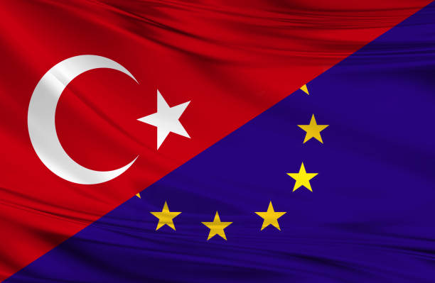 istock Turkish and European Union flag 528419052